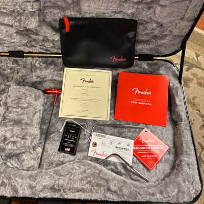 2021 Fender American Ultra Stratocaster HSS with Maple Fretboard Texas Tea image 20