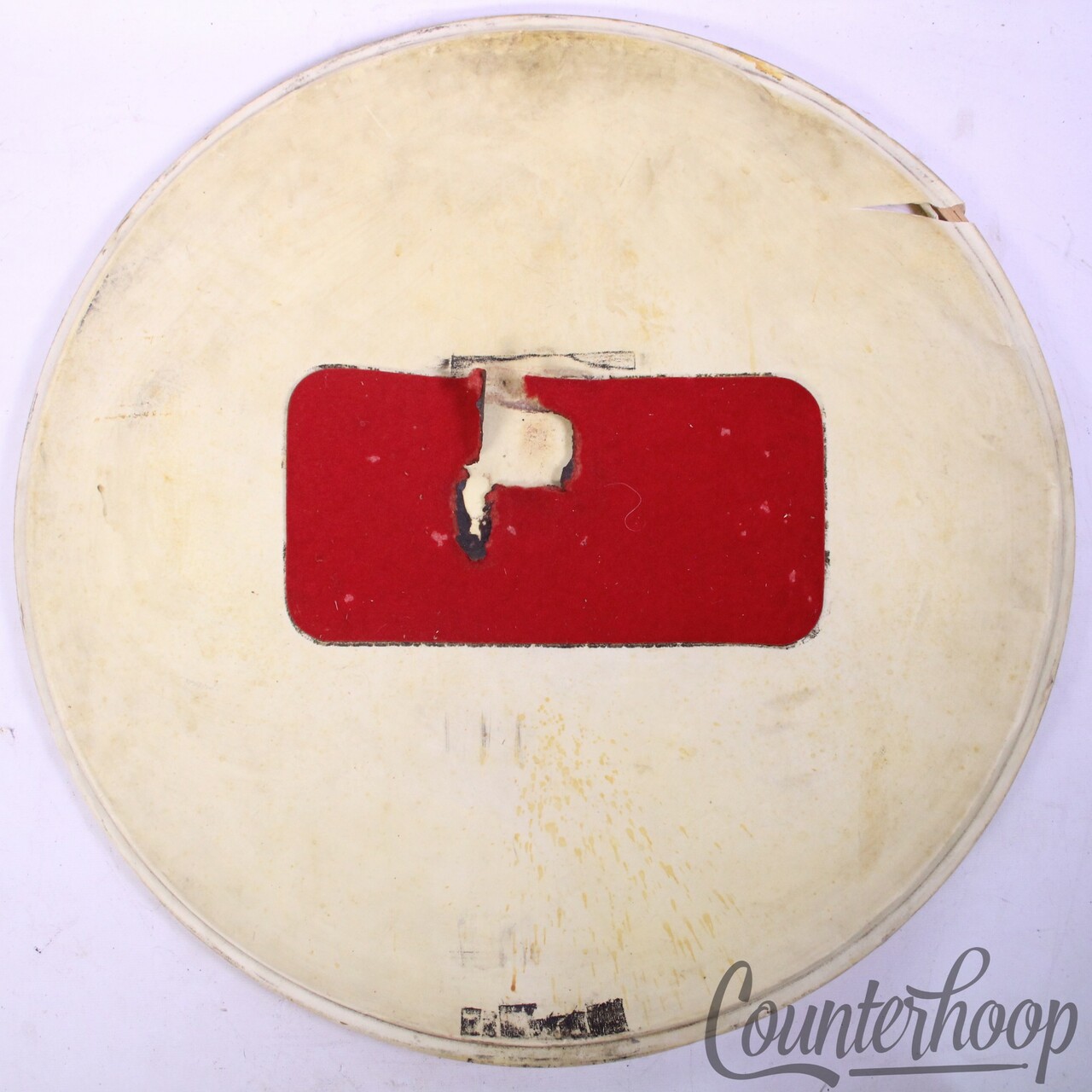Gretsch 22"Bass Drum Head Calf Skin Broadkaster 3Ply Maple Flesh Hoop Batter USA — main photograph