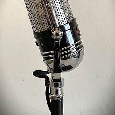 Rare 1960's Herald Dynamic Pill Microphone, upgraded audio, w/box, stand, Calrad image 5
