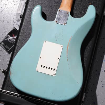 Fender Masterbuilt Andy Hicks Fat 64 Strat Brazilian Rosewood Journeyman Relic Aged Daphne Blue Josefina Pickups image 18