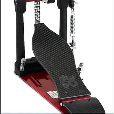 DW DWCP5050AD4C 5000 Series 50th Anniversary Single Bass Drum Pedal 2020s - Carbon Fiber image 2
