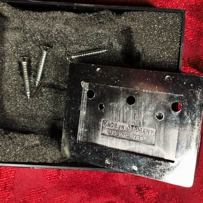 Schaller 467 3D Bass Bridge (Chrome) – NOS – Early 90s – Original Box & Accessories image 5