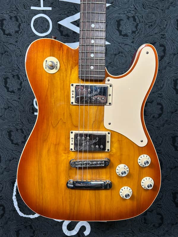 Fender Troublemaker Telecaster Deluxe Electric Guitar- Ice Tea w/Hardcase (Pre-Owned) image 1