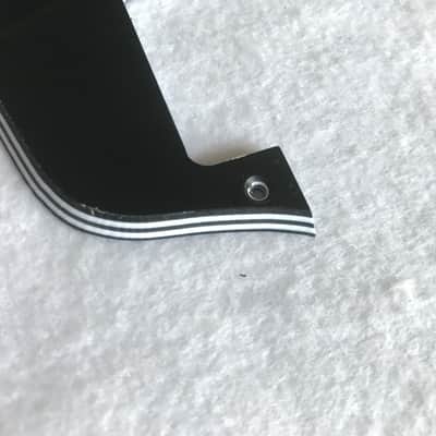 Fits Gibson ES-335 Guitar pickguard Scratch Plate Short , 5 Ply Black image 5