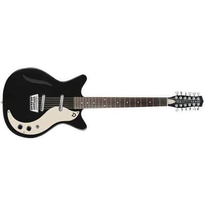 Danelectro 59 Vintage 12-String Electric Guitar - Black image 3