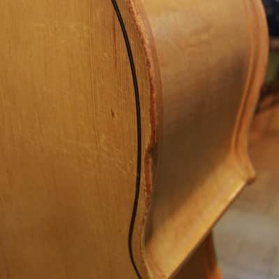 King Mortone Double Bass Blonde c1960 image 22