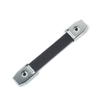 6" amp handle strap for amplifiers speaker cabinet, Black/Chrome