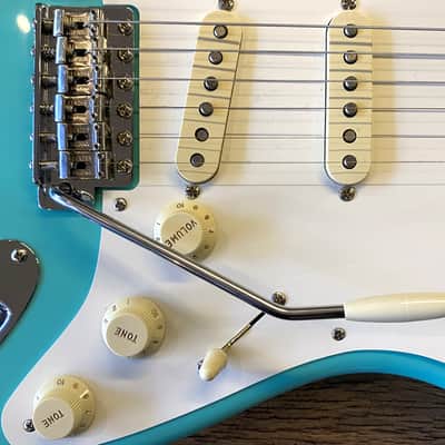 2025 Fender American Vintage II '57 Stratocaster Gloss Sea Foam Green Electric Guitar with Original Case image 3