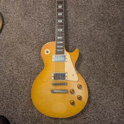 BURNY SUPER GRADE LES PAUL FLAMETOP LEMON BURST Burny image 1