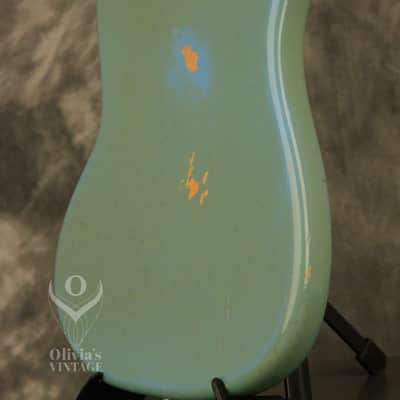 1964 Fender DUO-SONIC II Blue with '66 body CLAY DOTS + L-PLATE + '64 pickups image 20
