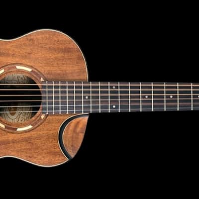 Washburn WCGM55K | G-MINI 55 Koa Acoustic Guitar with Cutaway. New with Full Warranty! image 4