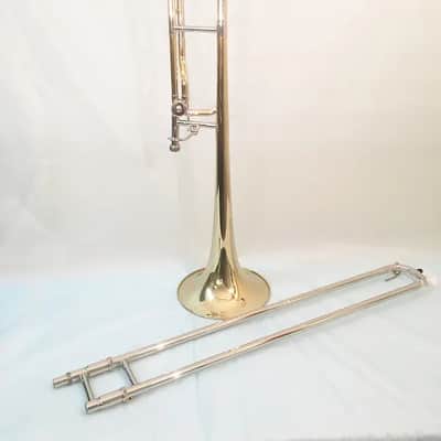 New Trigger trombone, open wrap, with case and mouthpiece image 5