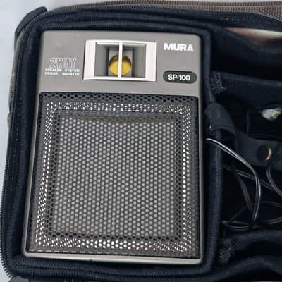 Mura SP-100 Sound-Stepper 2-Way Speaker System w/ 3/8" Input - Gray image 6