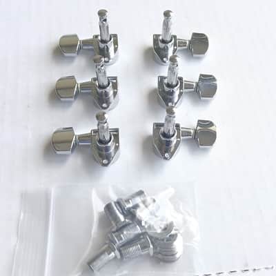Martin USA 3x3 Chrome Sealed Guitar Tuners Complete Set MINT image 2