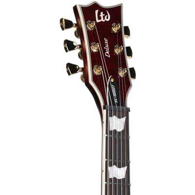 ESP LTD EC-1000T CTM Traditional Series Electric Guitar, See-Thru Black Cherry, Open Box (Good) image 7