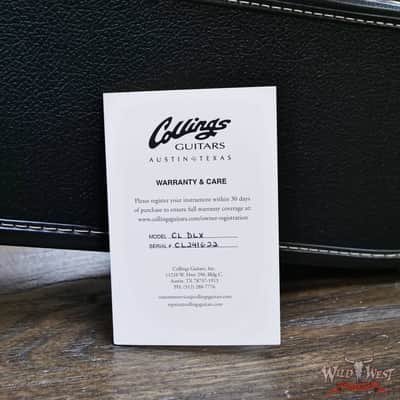 Collings CL Series City Limits Deluxe Premium Flame Top Acid Wash Charcoal Burst 8.10 LBS image 11