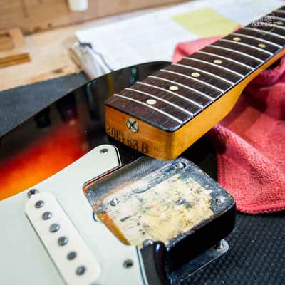 Fender Stratocaster Serie L 1963 - Sunburst Refin image 7