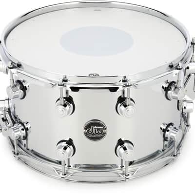 DW Performance Series Steel 8 x 14-inch Snare Drum - Polished image 2
