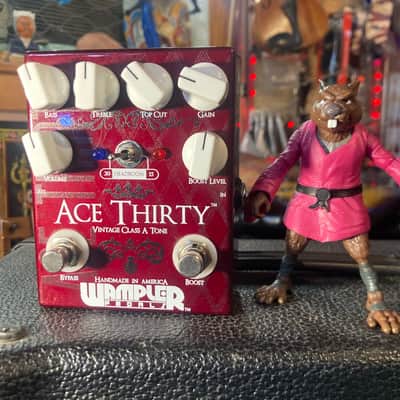 Wampler Ace Thirty Vox In A Box 📦 Style Overdrive/Boost EL84 Style - Maroon "Pre Lawsuit" Discontinued image 1