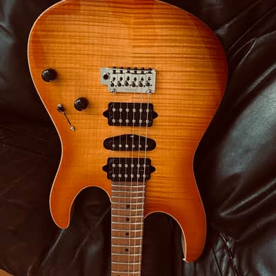 Suhr Custom Shop Modern Honey Amber Burst image 17