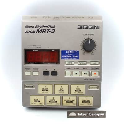 Zoom MRT-3 Micro Rhythm Trak Silver Drum Rhythm Machine 000856
