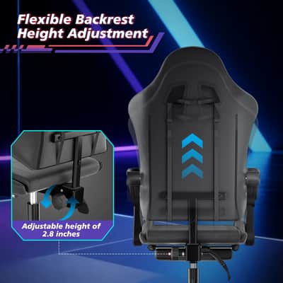 All-Day Studio Chair for Music Producers – Ergonomic Swivel Chair with Footrest image 3
