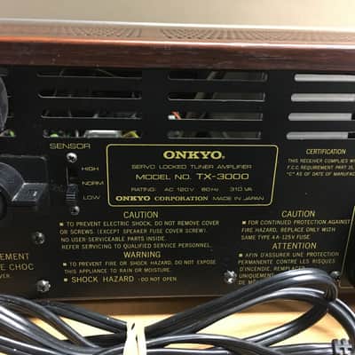 Vintage Onkyo TX-3000 Stereo Receiver Restored and Fully Functional image 8