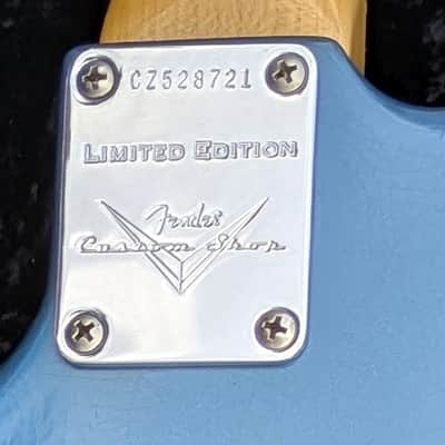 2016 Fender Custom Shop Limited Edition '58 Jazzmaster - Closet Classic - Aged Lake Placid Blue image 23