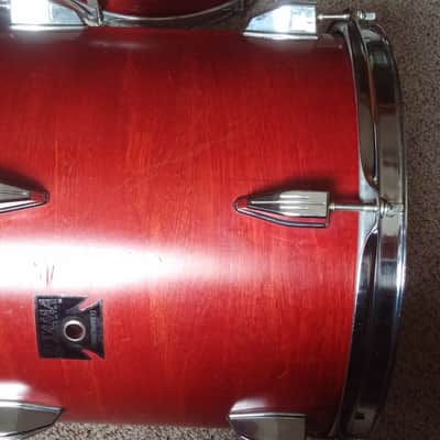 VINTAGE Tama Royalstar 12 x 11  Rack Tom 70s 80s RED MAHOGANY JAPAN Projects Popcorn Snare Shallow or Concert TOM image 14