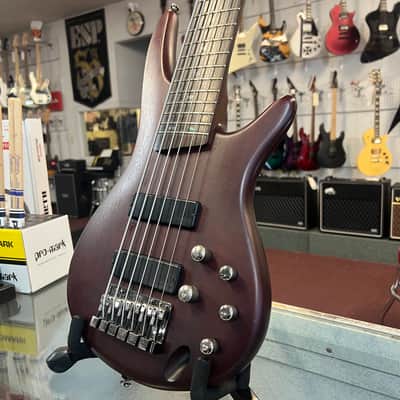 Ibanez SR506 Soundgear Series 6 String Electric Bass Made in Korea - Brown Mahogany image 6