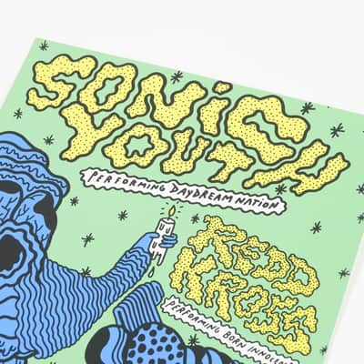 Sonic Youth and Redd Kross 7/20 Poster 23.5"x18" Owned by Sonic Youth image 3