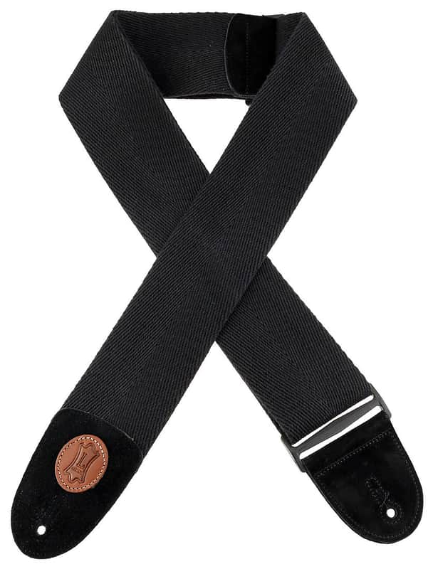 Levy's MSSC4-BLK Cotton 3" Bass Strap image 1