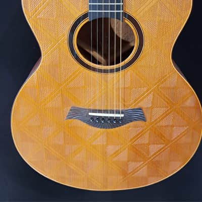 Blueberry NEW IN STOCK - Left Handed Acoustic Guitar Grand Concert Size Horses image 6