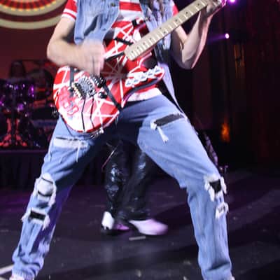 Chris Locke 5150 Tribute Guitar Van Halen Replica Frankenstrat image 8