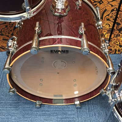 Sonor SQ2 Series Jazz Bop Shell Pack – Maple Shells in ‘Red Wine Dunes’ – Ex Rob Brian image 14