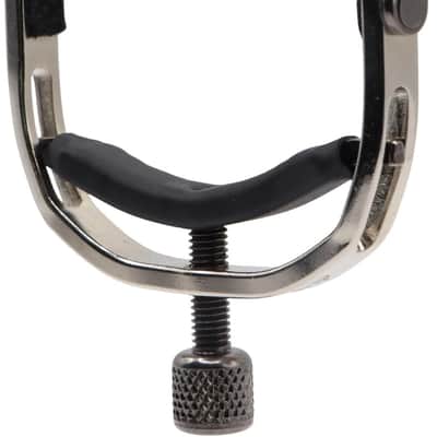 Paige Original 6‑String Acoustic Guitar Capo (P‑6N) – Satin Nickel, Made in USA