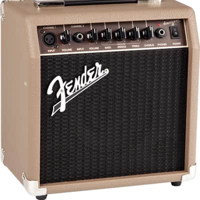 Fender Acoustasonic 15 Acoustic Guitar Amplifier Combo image 2