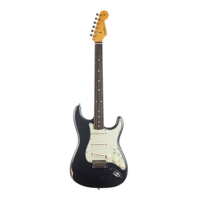 Used Fender Custom Shop '61 Stratocaster Relic Charcoal Frost Metallic 2020 image 4