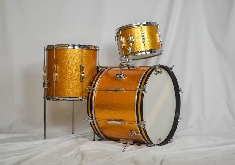 Ludwig No. 996-1 Club Date Outfit 12" / 14" / 20" Drum Set 1960s image 5