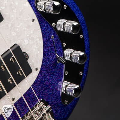 Ernie Ball Music Man StingRay Special HH - Violet Sparkle Burst #K09396 image 14