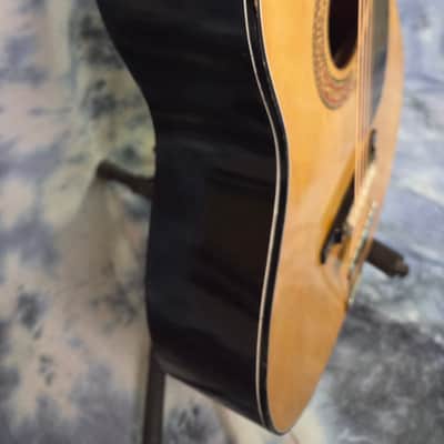 Vintage RARE 1970's Global G100 Stella Style Parlor Acoustic Guitar New Strings image 5