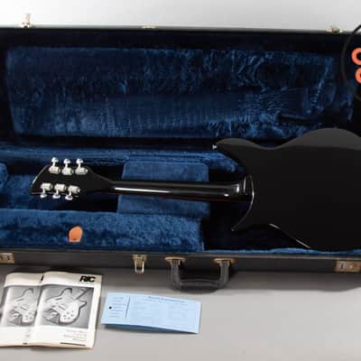 1989 Rickenbacker 325V59 Jetglo OHSC image 6