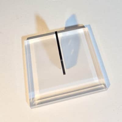 Fender Jaguar pickup selector control plate shim - 2mm - Black Plexiglass image 4