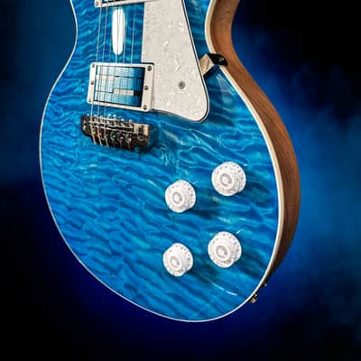 Scott Vogel Guitars Skye 2025 - Blue Quilted Maple image 2