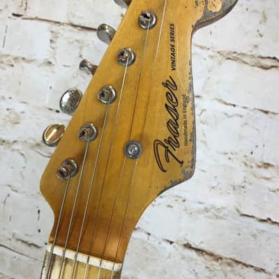 Fraser Guitars - Aged Tobacco Burst custom shop 54 Stratocaster Guitar Vintage Relic MADE TO ORDER image 8