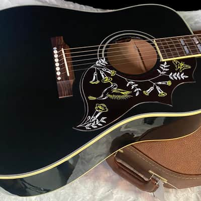 NEW! Gibson Acoustic Hummingbird Torch Acoustic-Electric Guitar - Ebony - 4.4 lbs - Authorized Dealer! G07196 image 3