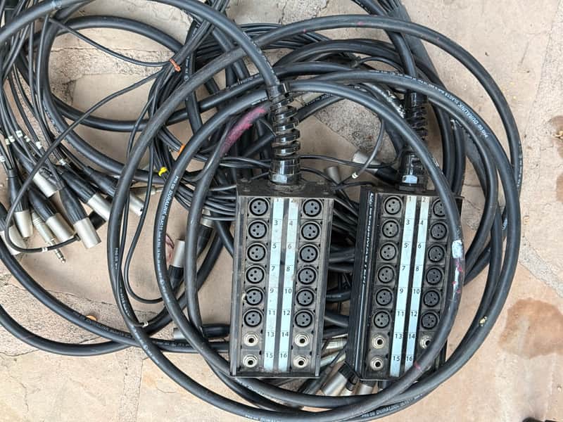 ProCo-StageMASTER 2- 25’ 16 channel snakes 2009 - Black image 1