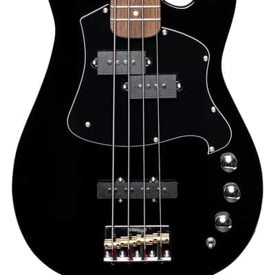 Stagg SVY P-FUNK BLK Silveray Series, "P" Model Solid Alder Body Hard Maple Neck 4-String Electric Bass Guitar image 6