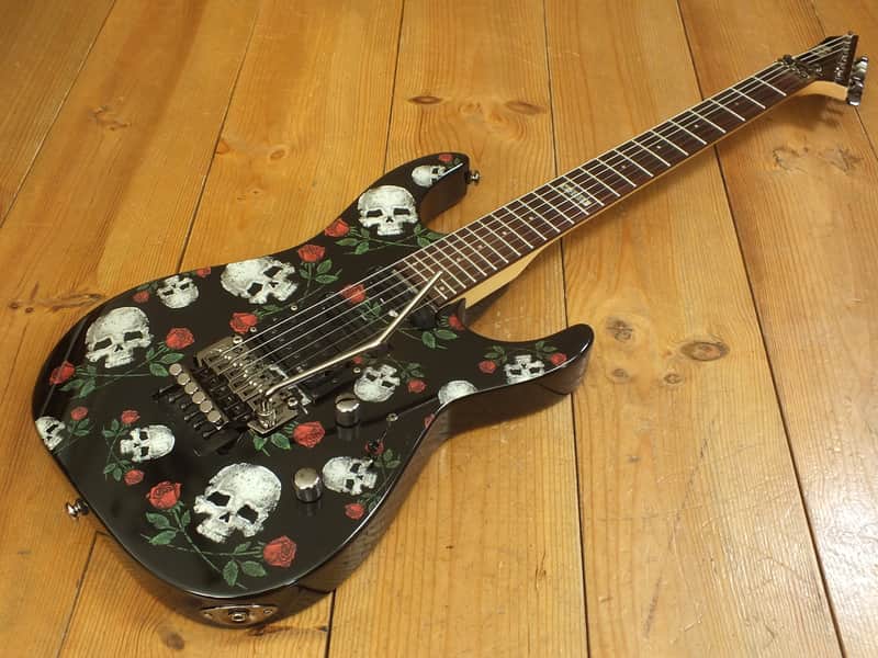 ESP LTD M 200 SR Skulls & Roses Limited Edition 2008 | Reverb