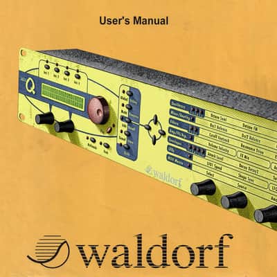 Waldorf Micro Q owners manual image 4